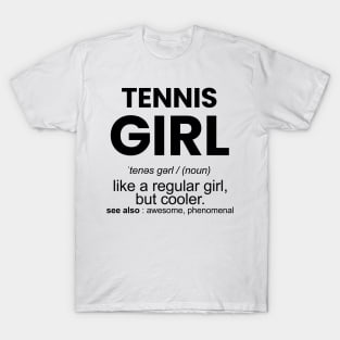 tennis girl T-Shirt